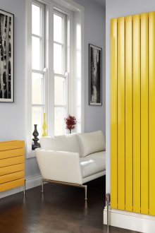 Διμεταλλικό ψυγείο κίτρινο