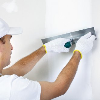 Φινίρισμα πρόσοψης στόκος