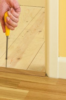 Εγκατάσταση κατώτατου ορίου για ένα έλασμα