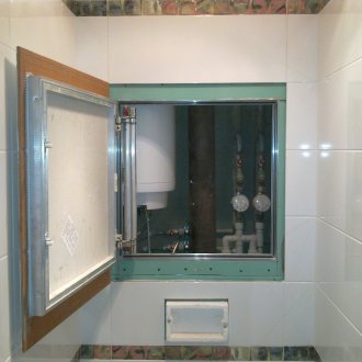 Αόρατη καταπακτή υδραυλικών εγκαταστάσεων