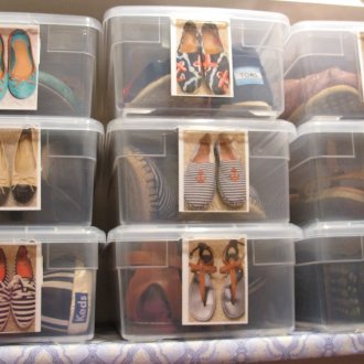 Διαφανές κουτί παπουτσιών