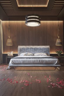 Επιδαπέδια πάνελ στην κρεβατοκάμαρα