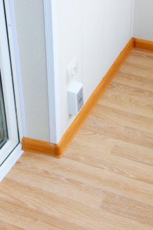 Laying laminate στο μπαλκόνι