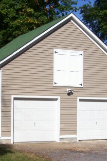 Ξύλινη κατοικία για γκαράζ