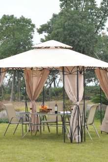 Σκηνή κήπου με πυλώνες