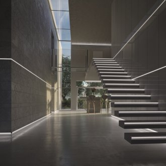 LED baseboard στο σπίτι