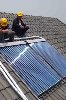 Εγκατάσταση ηλιακού συλλέκτη