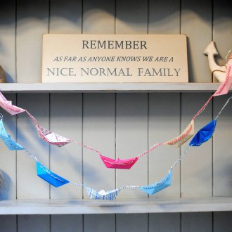 Ναυτικό χαρτί γιρλάντα στυλ