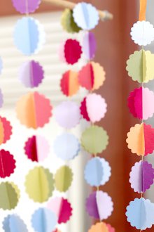 Ογκομετρική χάρτινη γιρλάντα