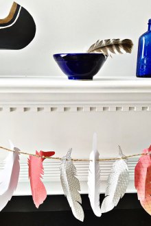 Χειροποίητο χαρτί γιρλάντας