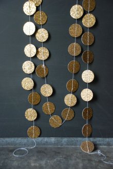 Γιρλάντα χρυσού χαρτιού