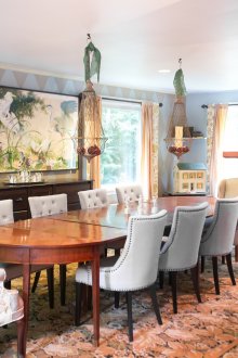 Μεγάλη τραπεζαρία στην τραπεζαρία