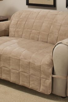 Κάλυψη σουέδι στον καναπέ