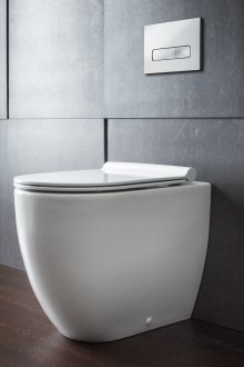 Συμπαγής λεκάνη τουαλέτας με ενσωματωμένη δεξαμενή