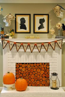 Σημαίες χαρτιού τζάκι