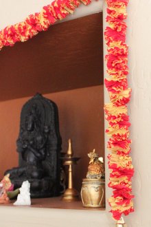 Κυματοειδές χαρτί Garland για το σπίτι