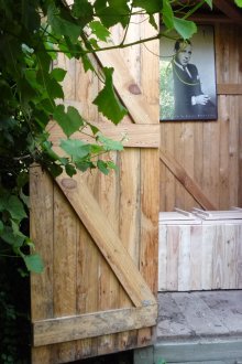 Χώρος τουαλέτας με βόλτα