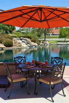 Πτυσσόμενη ομπρέλα κήπου