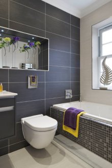 Μαύρη διάταξη πλακιδίων