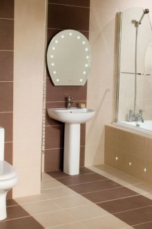 Καφέ διάταξη πλακιδίων