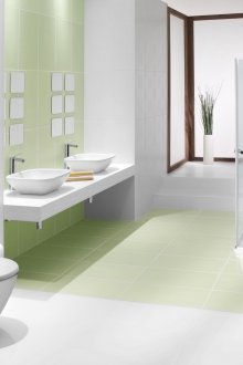 Πράσινη διάταξη πλακιδίων