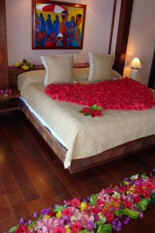 Ρομαντική διακόσμηση λουλουδιών