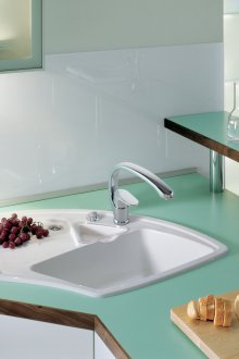 Γωνιακός νεροχύτης κουζίνας