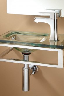 Μικρό γυάλινο νεροχύτη