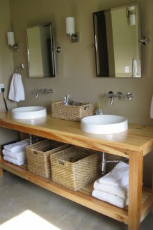 Στρογγυλό νεροχύτη σε στυλ χώρας