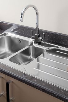 Ανοξείδωτος νεροχύτης με φτερά