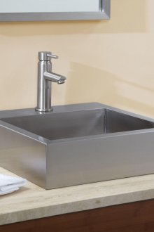 Πλατεία νεροχύτη από ανοξείδωτο