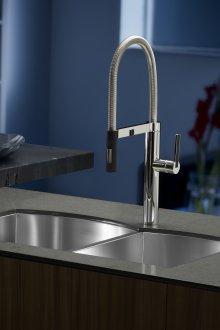 Ενσωματωμένος νεροχύτης από ανοξείδωτο χάλυβα