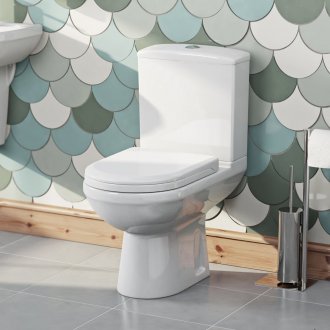 White toilet