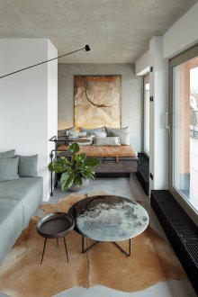 Τραπέζι σοφίτας με πέτρινο πάγκο εργασίας