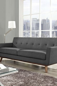 Μοντέρνο καναπέ taupe