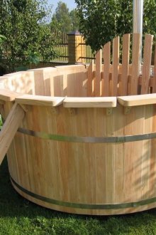 Γραμματοσειρά για ένα λουτρό κέδρου