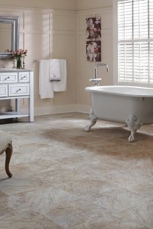 Βινυλίου κεραμίδι στο μπάνιο