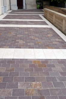 Μάρμαρο πλακόστρωτες πλάκες