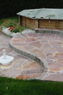 Ανοίξτε πλακάκια στη βεράντα