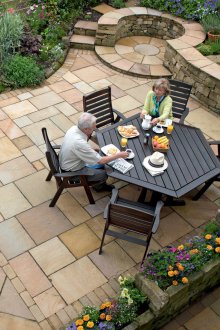 Πλακάκια άμμου για αίθριο