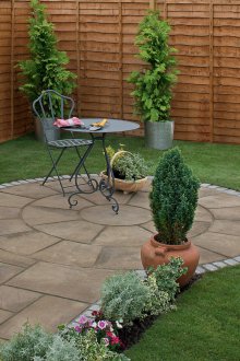 Πλακάκια άμμου στη βεράντα