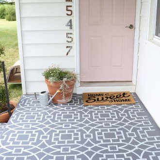 Γεωμετρικό πλακάκι για βεράντα