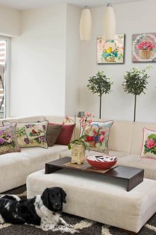 Φωτεινό σαλόνι σε στιλ της Προβηγκίας