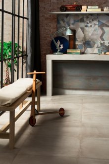 Πλακάκια στυλ σοφίτα στην κουζίνα