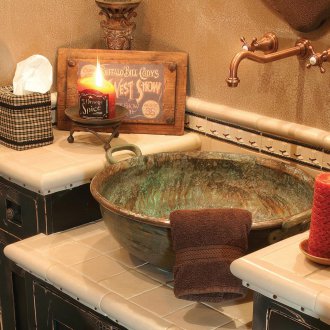 Μεταλλικό μπάνιο νεροχύτη