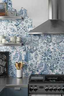 Εξάγωνο μοτίβο κεραμιδιών