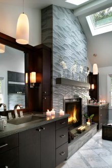 Κεραμικό πλακάκι για τζάκι