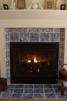 Τζάκι θαλάσσιες κεραμίδι