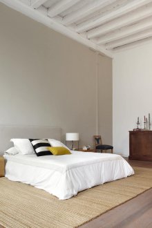 Letto a soppalco beige