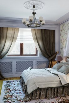 Provence Υπνοδωμάτιο Τέσσερις κρεβάτι αφίσα